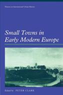 Small Towns in Early Modern Europe edito da Cambridge University Press