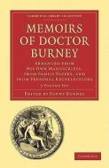Memoirs Of Doctor Burney 3 Volume Paperback Set edito da Cambridge University Press