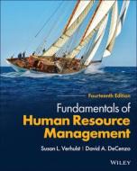 Fundamentals Of Human Resource Management di Susan L. Verhulst, David A. DeCenzo edito da John Wiley & Sons Inc