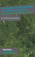 Rose, J: Public Understanding of Political Integrity di Jonathan Rose edito da Palgrave Macmillan