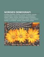 Norges Demografi: Etniske Grupper I Norg di Kilde Wikipedia edito da Books LLC, Wiki Series