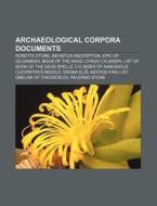 Archaeological Corpora Documents: Rosett di Source Wikipedia edito da Books LLC, Wiki Series