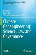 Climate Geoengineering: Science, Law and Governance edito da Springer International Publishing