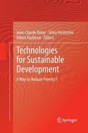 Technologies for Sustainable Development edito da Springer International Publishing