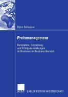 Preismanagement di Björn Schuppar edito da Deutscher Universitätsverlag