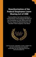 Reauthorization of the Federal Employees Leave Sharing Act of 1988: Hearing Before the Subcommittee on Compensation and  edito da FRANKLIN CLASSICS TRADE PR