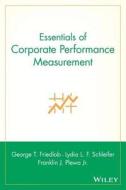 Essentials of Corporate Performance Measurement di George T. Friedlob edito da John Wiley & Sons