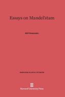 Essays on Mandel'stam di Kiril Taranovsky edito da Harvard University Press