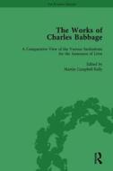 The Works Of Charles Babbage Vol 6 di Charles Babbage, Martin Campbell-Kelly edito da Taylor & Francis Ltd