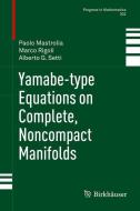 Yamabe-type Equations on Complete, Noncompact Manifolds di Paolo Mastrolia, Marco Rigoli, Alberto G. Setti edito da Springer Basel AG