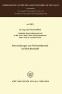 Untersuchungen zum Preiswettbewerb auf dem Baumarkt di Karl-Heinz Schiffers edito da VS Verlag für Sozialwissenschaften