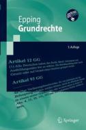 Grundrechte di Volker Epping, Philipp Leydecker edito da Springer-verlag Berlin And Heidelberg Gmbh & Co. Kg