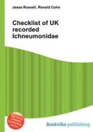 Checklist Of Uk Recorded Ichneumonidae edito da Book On Demand Ltd.