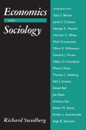 Economics and Sociology di Richard Swedberg edito da Princeton University Press