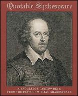 Flsh Card-Quotable Shakespeare di William Shakespeare edito da Pomegranate Communications