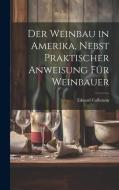 Der Weinbau in Amerika, Nebst Praktischer Anweisung für Weinbauer di Eduard [From Old Catalog] Colbrunn edito da LEGARE STREET PR