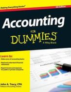 Accounting for Dummies di John A. Tracy edito da For Dummies