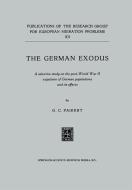 The German exodus di G. C. Paikert edito da Springer Netherlands