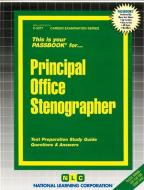 Principal Office Stenographer di Jack Rudman edito da National Learning Corp