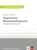 Mündliche Wissenschaftssprache. Handreichung für Lehrende di Daisy Lange, Stefan Rahn edito da Klett Sprachen GmbH