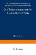 Qualitätsmanagement im Gesundheitswesen edito da Deutscher Universitätsverlag