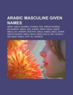 Arabic Masculine Given Names: Aladdin, U di Books Llc edito da Books LLC, Wiki Series