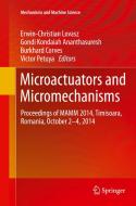 Microactuators And Micromechanisms edito da Springer International Publishing Ag