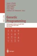 Genetic Programming di J. C. M. Baeten, J. a. Foster, E. Lutton edito da Springer Berlin Heidelberg