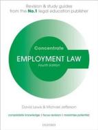 Employment Law Concentrate di David Lewis, Michael Jefferson edito da Oxford University Press