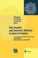 New Analytic and Geometric Methods in Inverse Problems edito da Springer Berlin Heidelberg