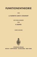 Vorlesungen Über allgemeine Funktionentheorie und elliptische Funktionen di Richard Courant, Adolf Hurwitz edito da Springer Berlin Heidelberg