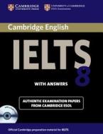 Cambridge Ielts 8 Self-study Pack (student's Book With Answers And Audio Cds (2)) di Cambridge ESOL edito da Cambridge University Press
