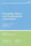 Probability Theory And Combinatorial Optimization di J. Michael Steele edito da Society For Industrial & Applied Mathematics,u.s.