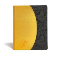 KJV Study Bible, Canary/Slate Grey, Leathertouch edito da Holman Bibles