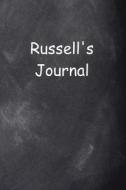 Russell Personalized Name Journal Custom Name Gift Idea Russell: (Notebook, Diary, Blank Book) di Distinctive Journals edito da Createspace Independent Publishing Platform