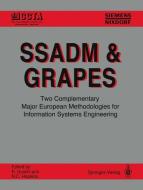 SSADM & GRAPES di A. Aue, R. Haggenmüller, B. Knuth, M. Pfeiffer, K. Robinson edito da Springer Berlin Heidelberg