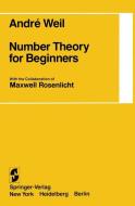 Number Theory for Beginners di Andre Weil edito da Springer New York