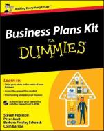 Business Plans Kit For Dummies di Steven D. Peterson, Peter E. Jaret, Barbara Findlay Schenck, Colin Barrow edito da John Wiley and Sons Ltd