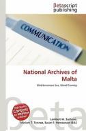 National Archives of Malta edito da Betascript Publishing