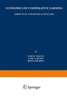 Economics of Cooperative Farming di Ferenc Fekete edito da Springer Netherlands