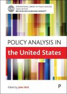 Policy Analysis in the United States edito da PAPERBACKSHOP UK IMPORT