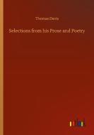 Selections from his Prose and Poetry di Thomas Davis edito da Outlook Verlag