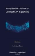 Contract Law In Scotland di Hector L MacQueen edito da Bloomsbury Publishing Plc