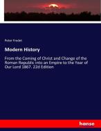 Modern History di Peter Fredet edito da hansebooks