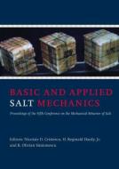 Basic and Applied Salt Mechanics edito da A A Balkema Publishers