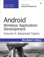 Android Wireless Application Development di Shane Conder, Lauren Darcey edito da Pearson Education (us)