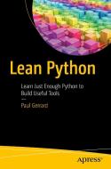 Lean Python di Paul Gerrard edito da Apress