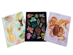 Art of Nature: Under the Sea Sewn Notebook Collection (Set of 3) di Insights edito da INSIGHT EDITIONS