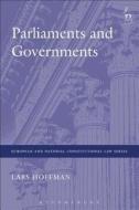 Parliaments and Governments di Lars Hoffmann edito da Bloomsbury Publishing PLC