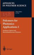 Polymers for Photonics Applications I di K. S. Lee edito da Springer Berlin Heidelberg